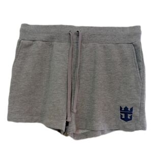 Gray Women's Drawstring Lounge Shorts